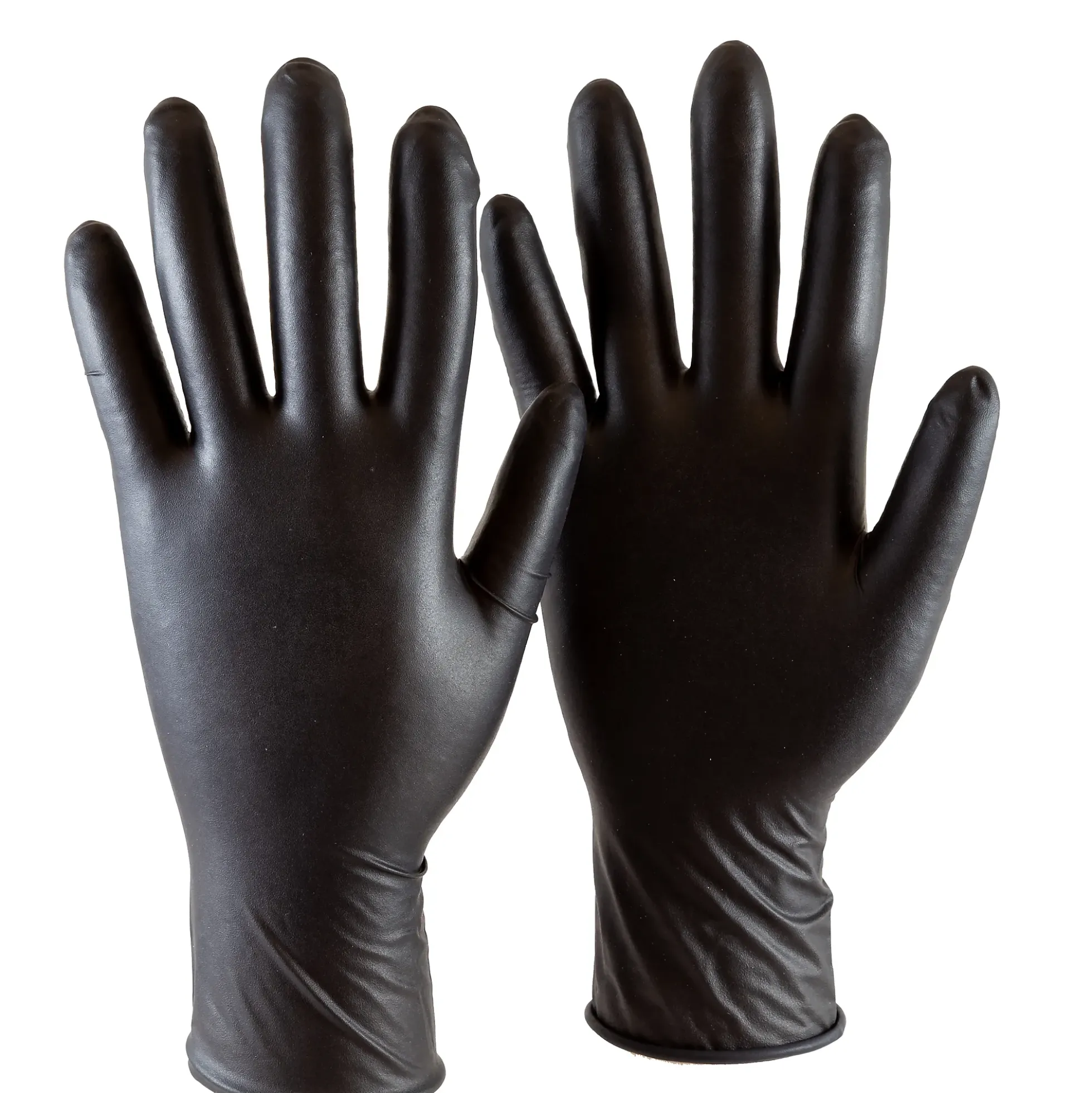 Engangshansker pudderfri sorte nitril 100 pk. Str. S