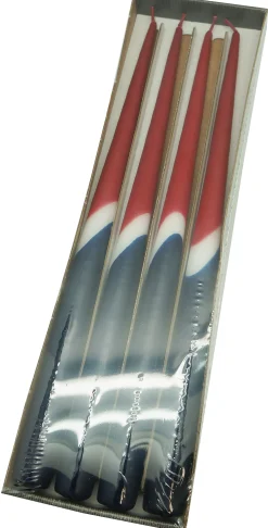 Festlys 17. mai 32cm 4stk