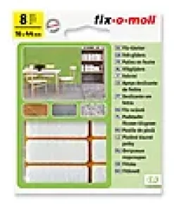 Filt til stol&bord 16x44mm hvit 8stk