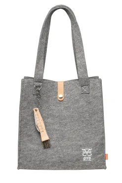 FILTBAG 30X30,5X4CM GRÅ ULLFILT FOR SOPPTUR, PIKNIK, HANDEL