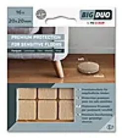 FILTKNOTT BEIGE 20x20 SK GLATT OVERFLATE,STØYREDUSERENDE