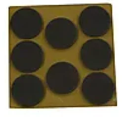 Filtknott brun 28mm 8stk