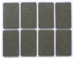 Filtknott brun 22x36mm 8stk