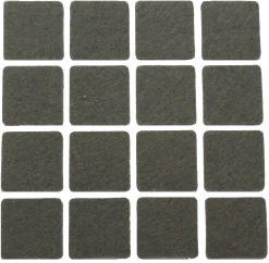 Filtknott brun 22x22mm 16stk