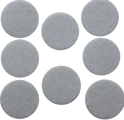 Filtknott hvit 28mm 8stk