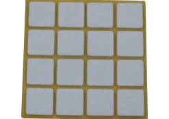 Filtknott hvit 22x22mm 1stk