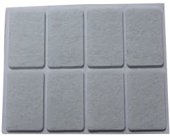 Filtknott hvit 22x36mm 8stk