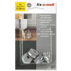 Filtknott i 100% ull med skrue 20mm