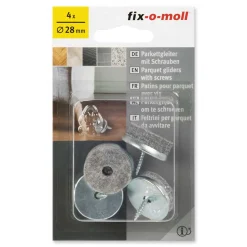 Filtknott i 100% ull med skrue 28mm