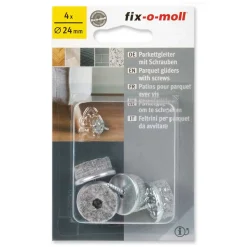 Filtknott i 100% ull med skrue 24mm