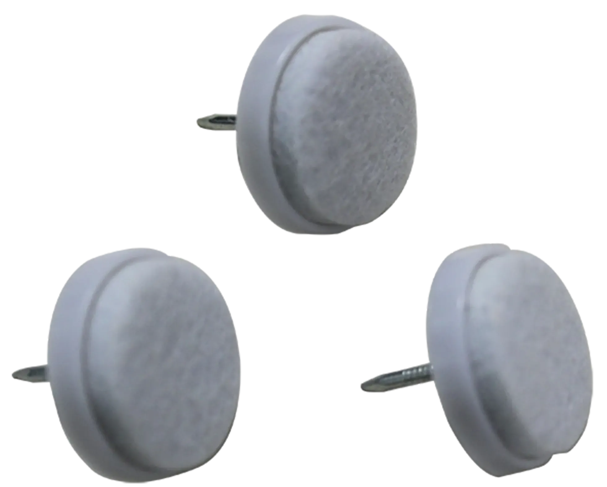 Filtknott med stift hvit 20mm 8stk