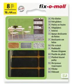 Filtknott til stol og bord 16x44mm 8stk