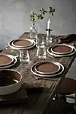 Frokosttallerken North 21cm Matte Hvit/Matt Bark