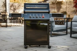 Gassgrill Boston Black 3 brenner