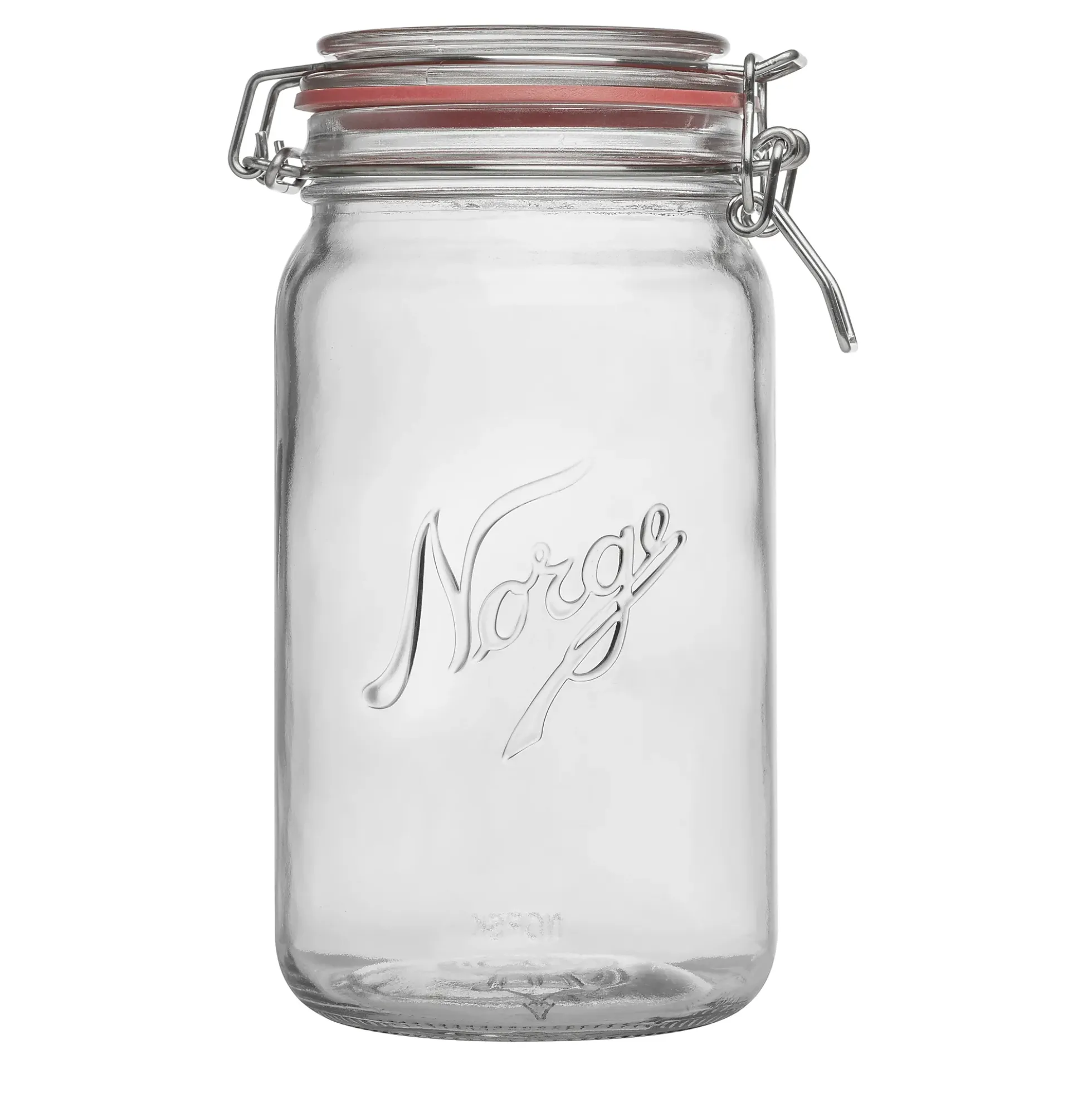 Glass med hengslet lokk 1l