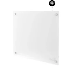 GLASSPANELOVN PÅ 400W MED WIFI OG APP-STYRING, HVIT FARGE