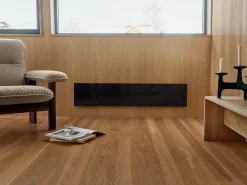 GLASSPANELOVN PÅ 1050W MED WIFI OG APP-STYRING, SORT FARGE