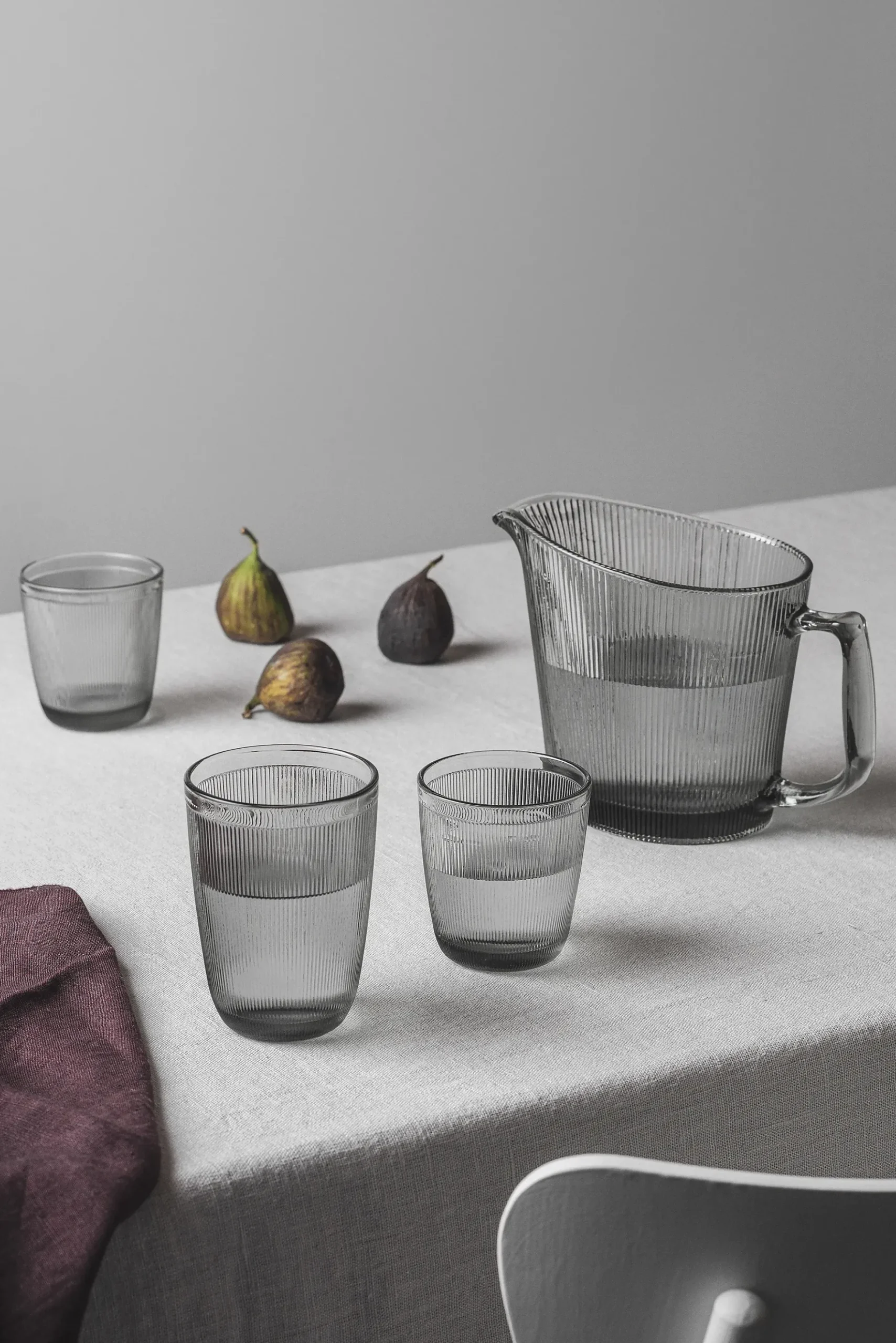Glass Røkgrå Siri 30cl 6stk