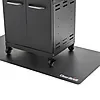 Grillmatte i sort pvc 150x80cm