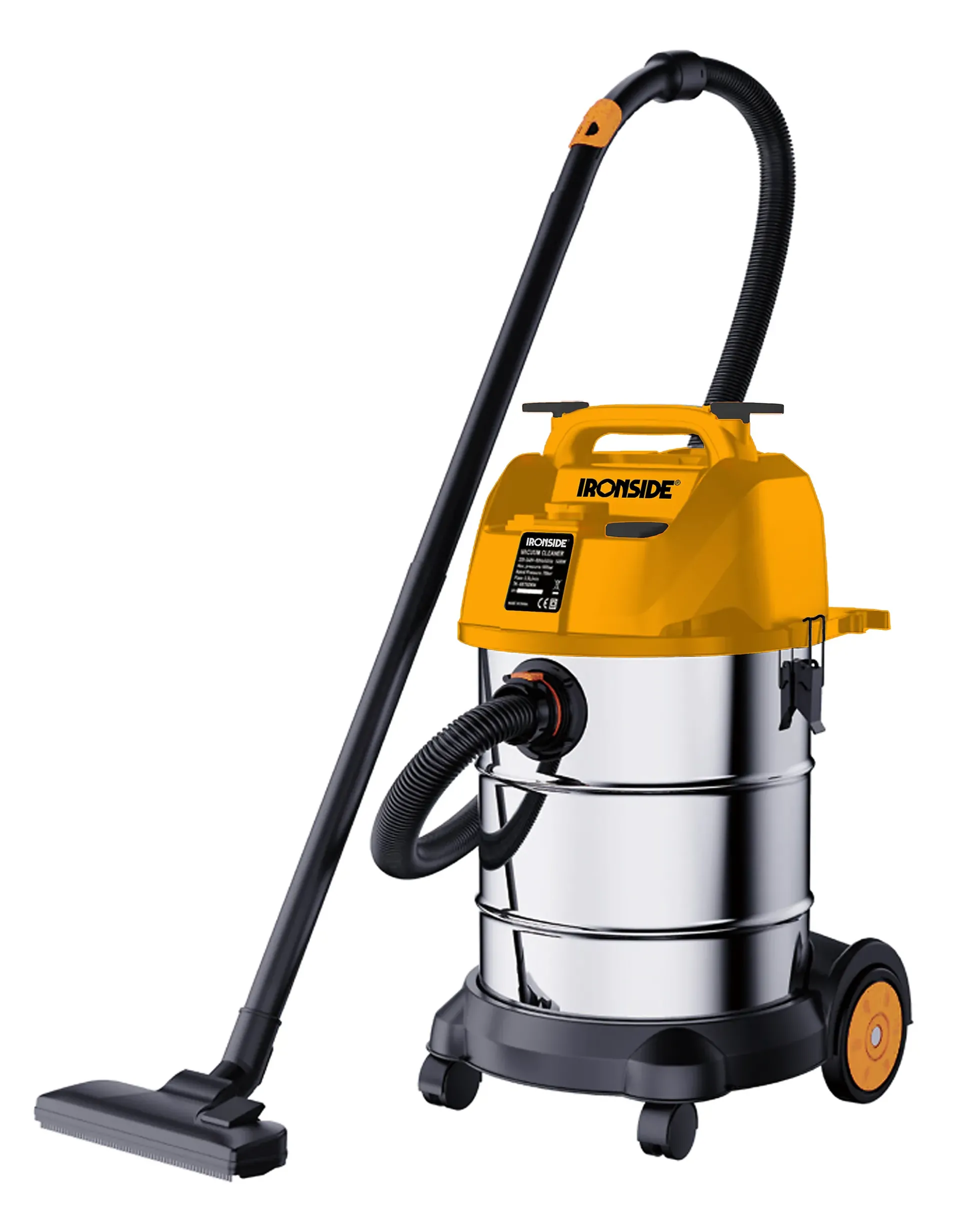 Grovstøvsuger 1200W Inox