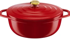 Gryte Air oval 30cm 5,7l rød