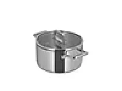 Grytesett med lokk 4 deler Edge 3-ply 1,5l 2,3l 3,4l 5,2l