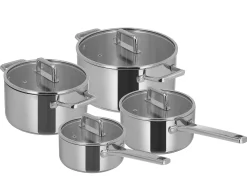 Grytesett med lokk 4 deler Edge 3-ply 1,5l 2,3l 3,4l 5,2l
