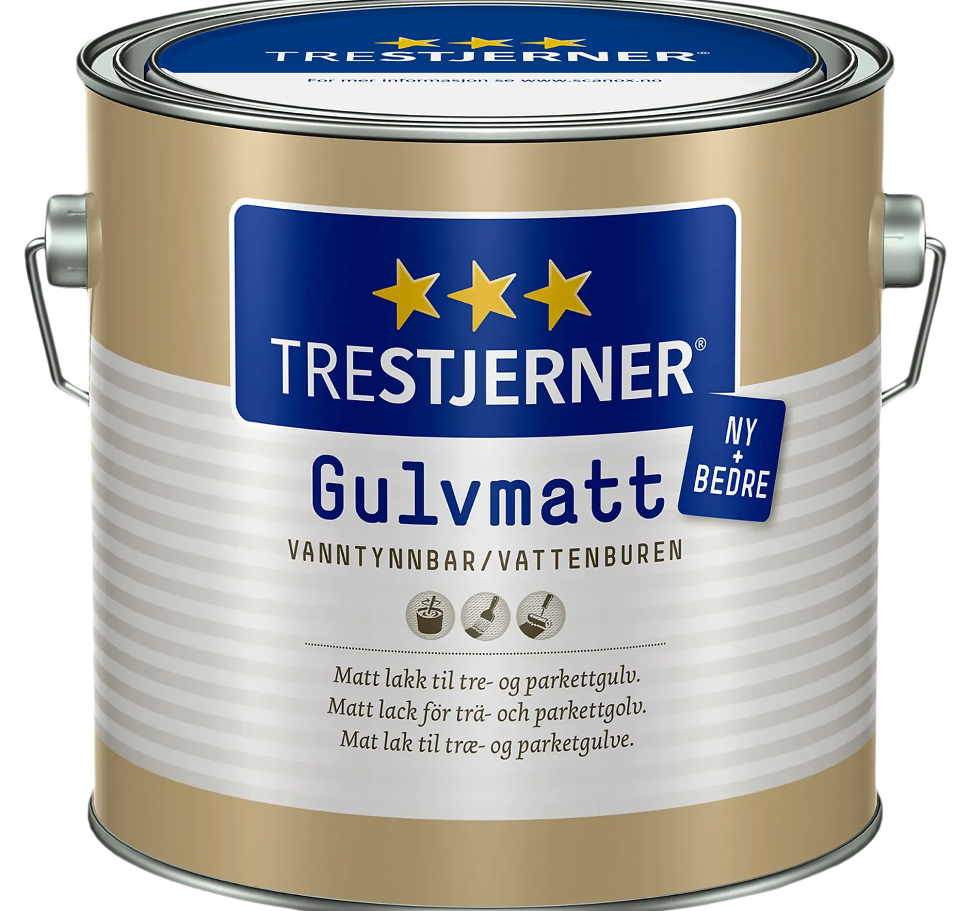 Gulvlakk gulvmatt 3l