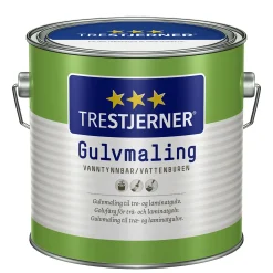 Gulvmaling matt hvit 3l