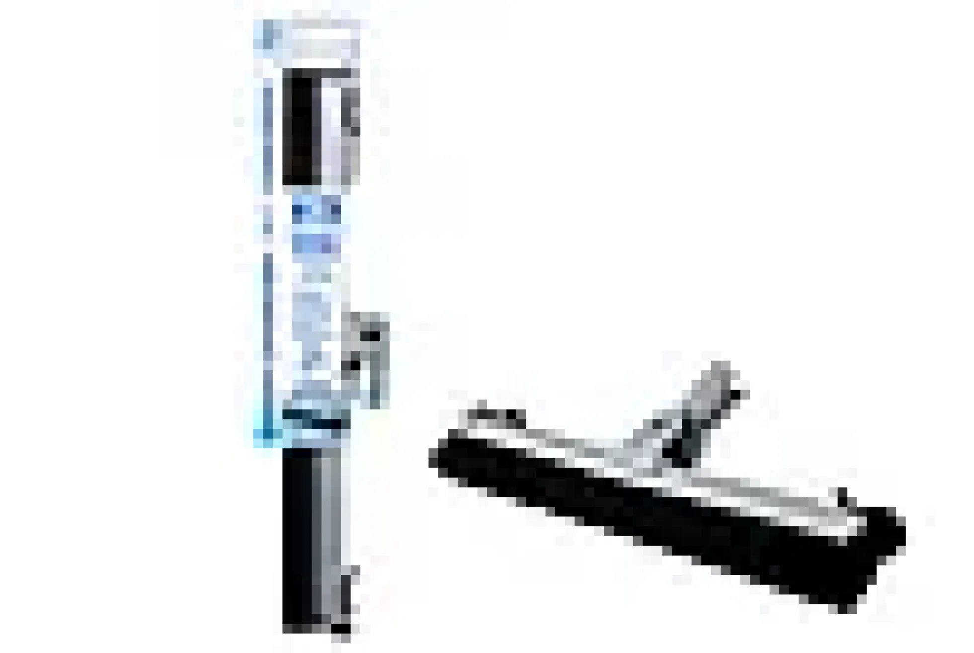 Gulvnal 40cm svingbar med klutfeste