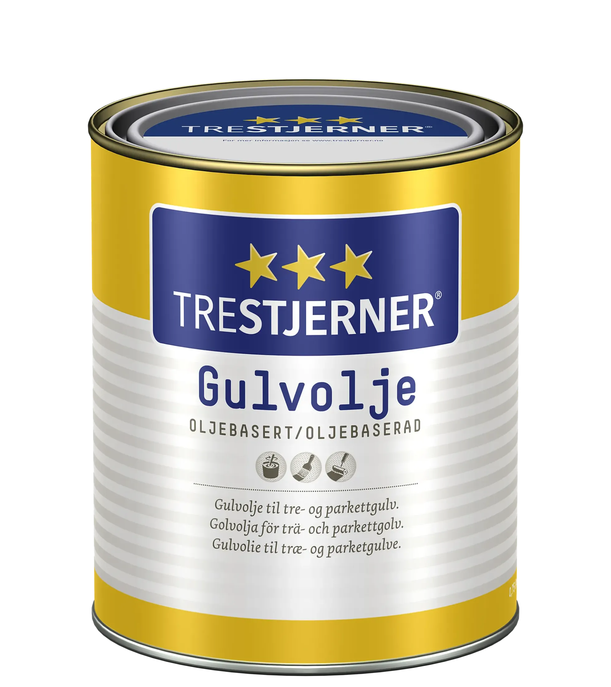 Gulvolje hvit 0.68l