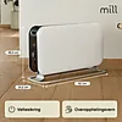 Gulvovn frittstående 2200w