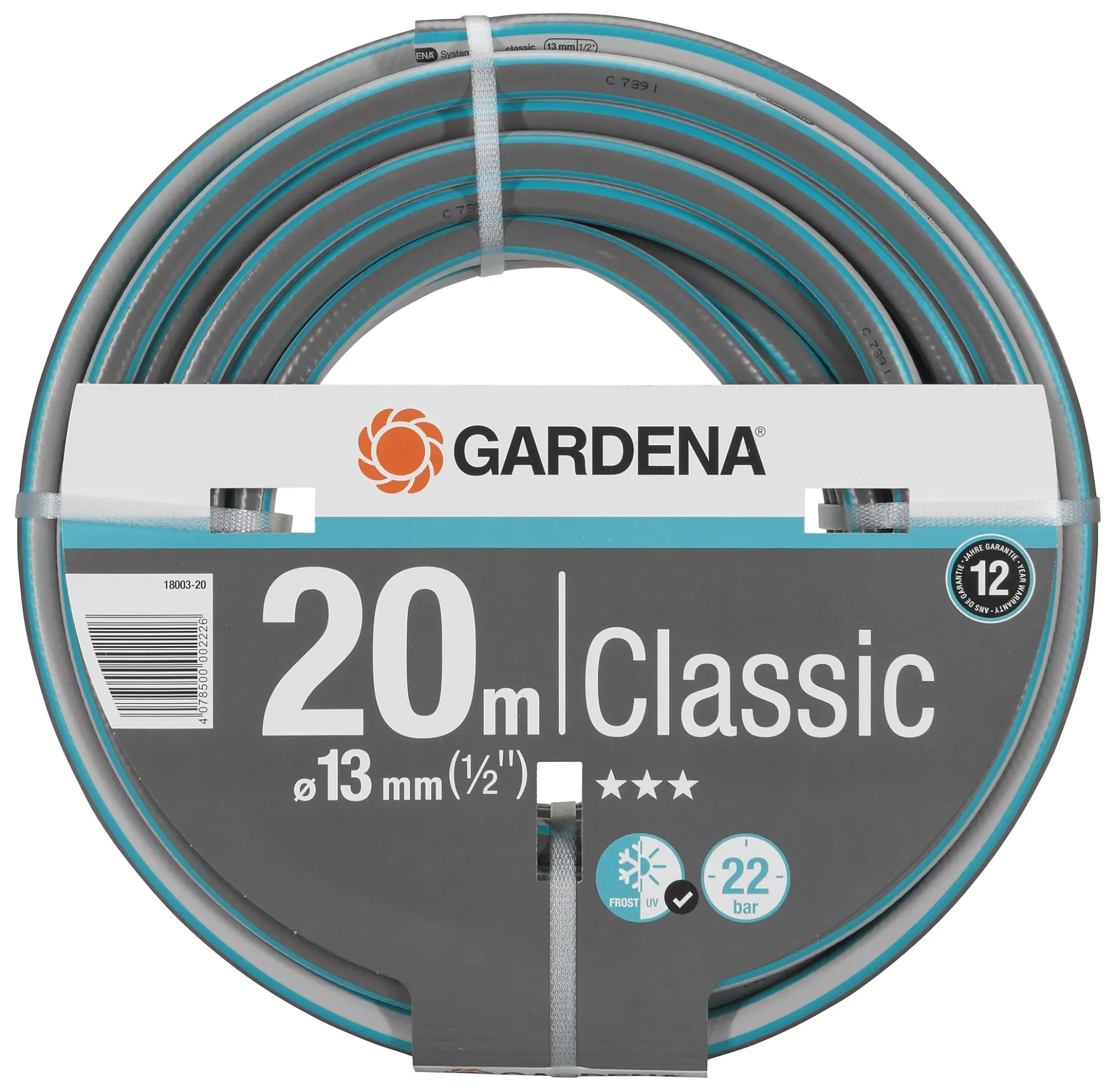Hageslange Classic 1/2" 20m