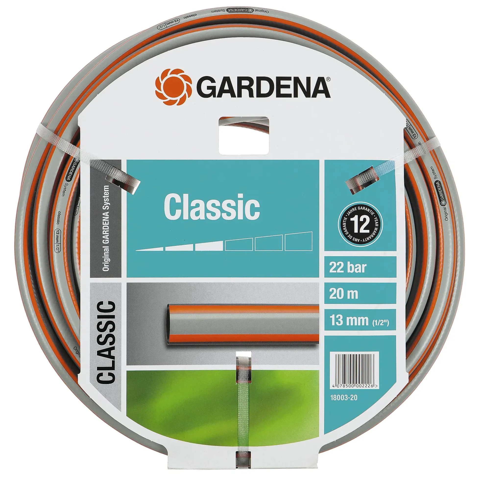 Hageslange Classic 1/2" 20m