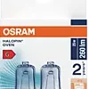 Halogen Pin G9 Oven 25w 260lm klar Dimbar Varmhvit 2stk