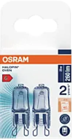 Halogen Pin G9 Oven 25w 260lm klar Dimbar Varmhvit 2stk