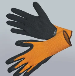 HANSKE COMFORT ORANSJE/SVART STØRRELSE 11