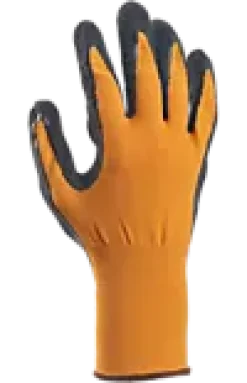 HANSKE COMFORT ORANSJE/SVART STØRRELSE 11
