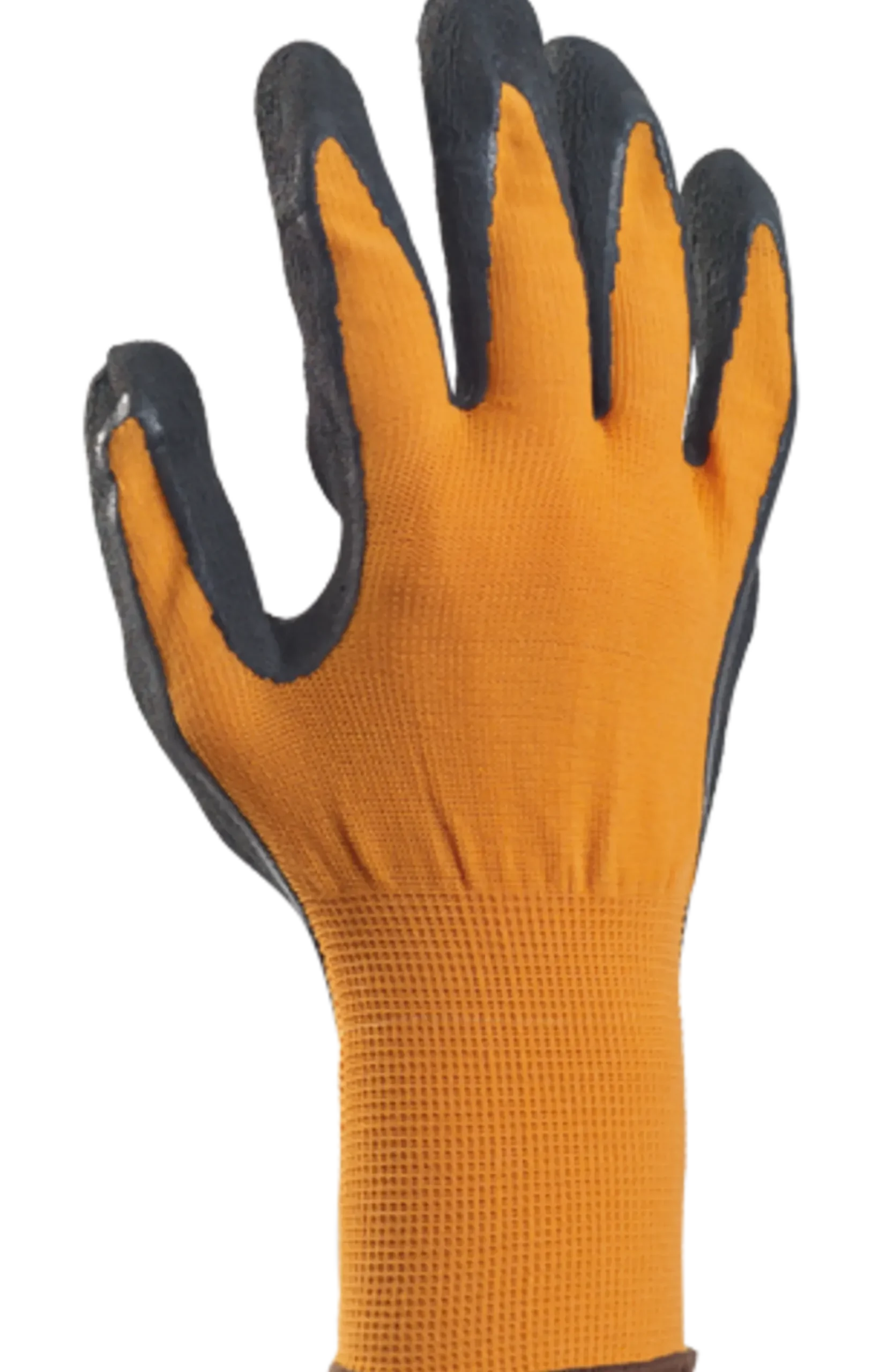 HANSKE COMFORT ORANSJE/SVART STØRRELSE 11