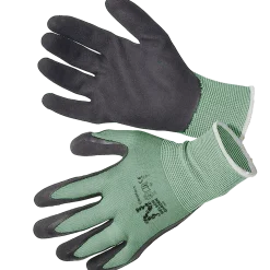 HANSKE COMFORT STR 10 GRØNN/SVART