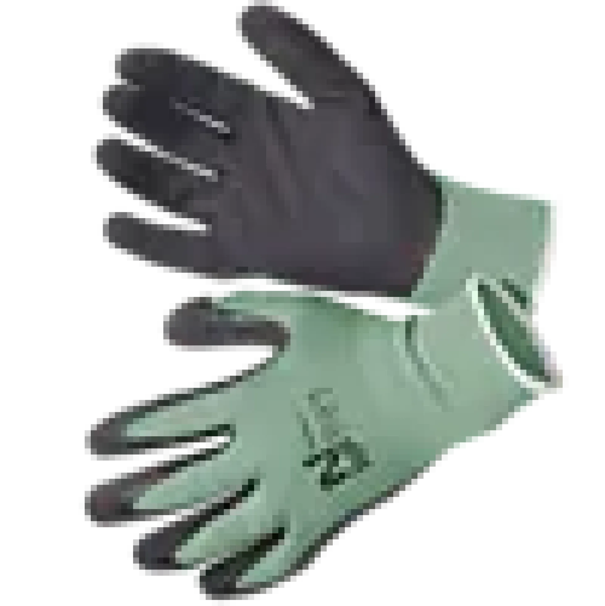 HANSKE COMFORT STR 10 GRØNN/SVART