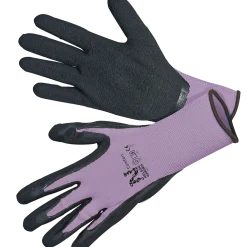 Hanske Comfort str 6 lilla/svart