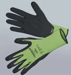 Hanske Comfort str 7 lime/svart