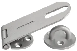 HASPE 100MM FINSTRUKTUR GRÅ MED RUSTFRI A4 TAPP