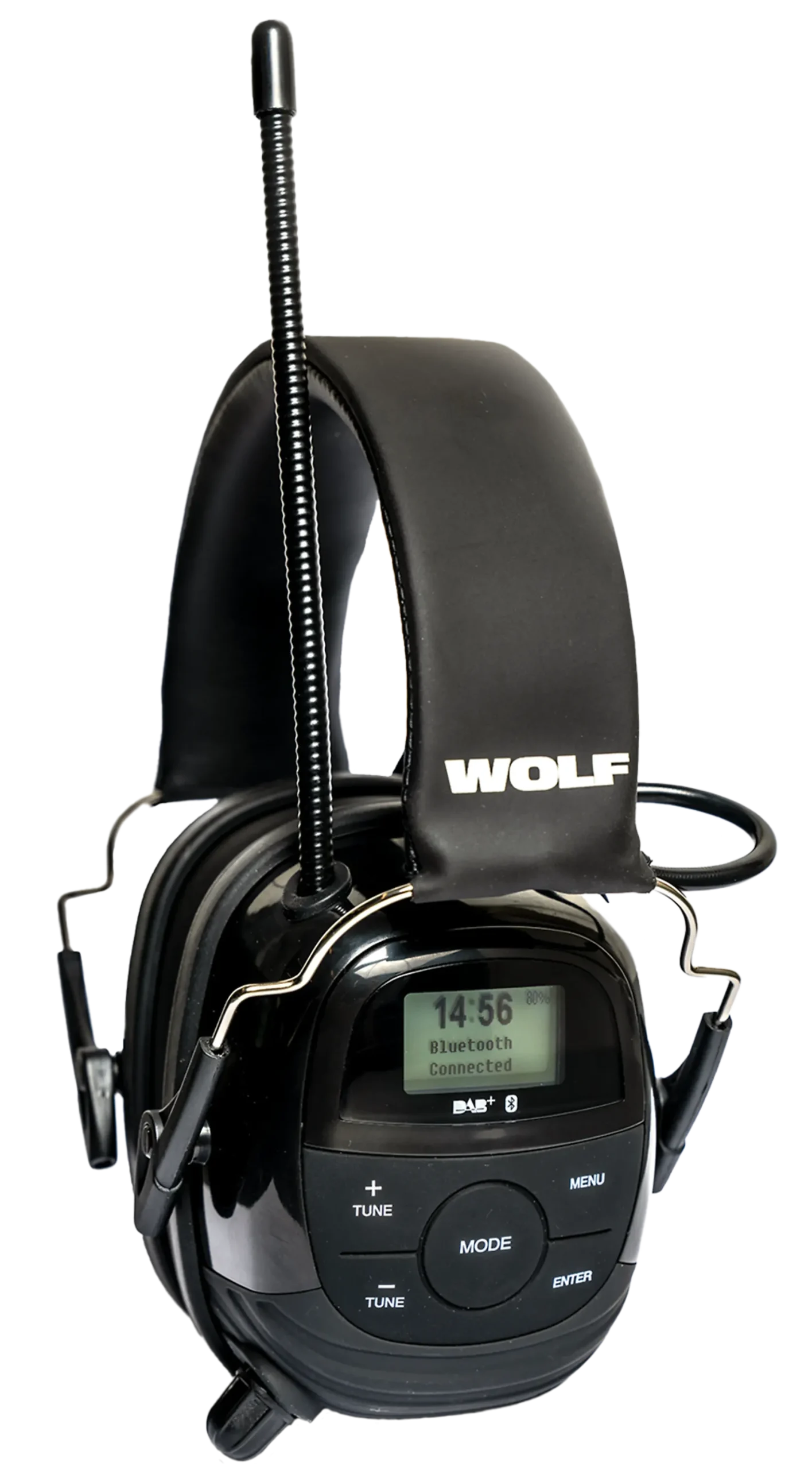 Headset Pro med bluetooth,DAB+, FM, Skjerm og mikrofon