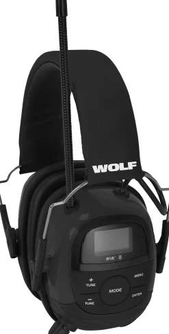 Headset Pro med bluetooth,DAB+, FM, Skjerm og mikrofon