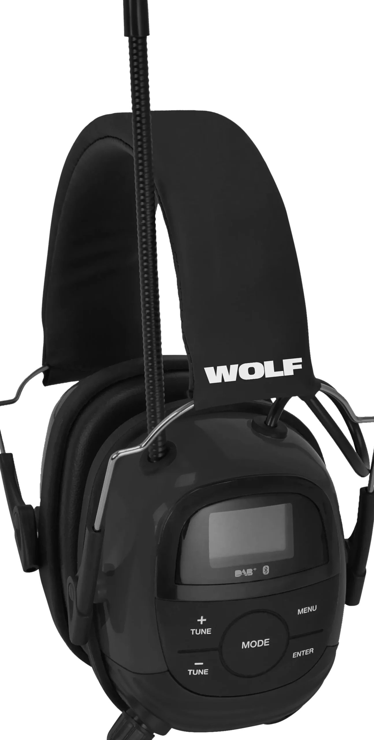 Headset Pro med bluetooth,DAB+, FM, Skjerm og mikrofon