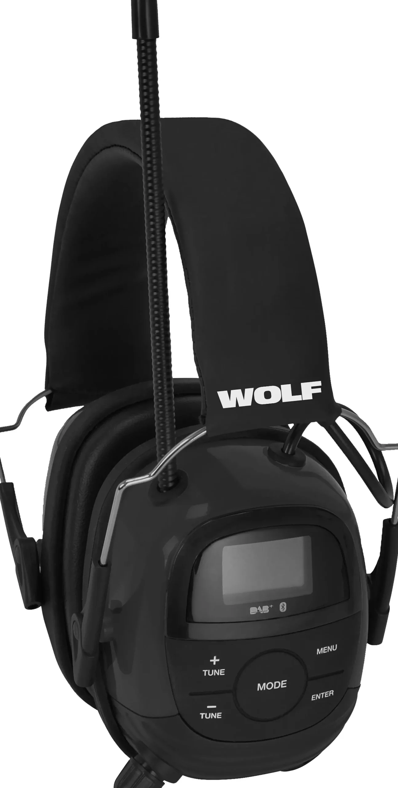 Headset Pro med bluetooth,DAB+, FM, Skjerm og mikrofon