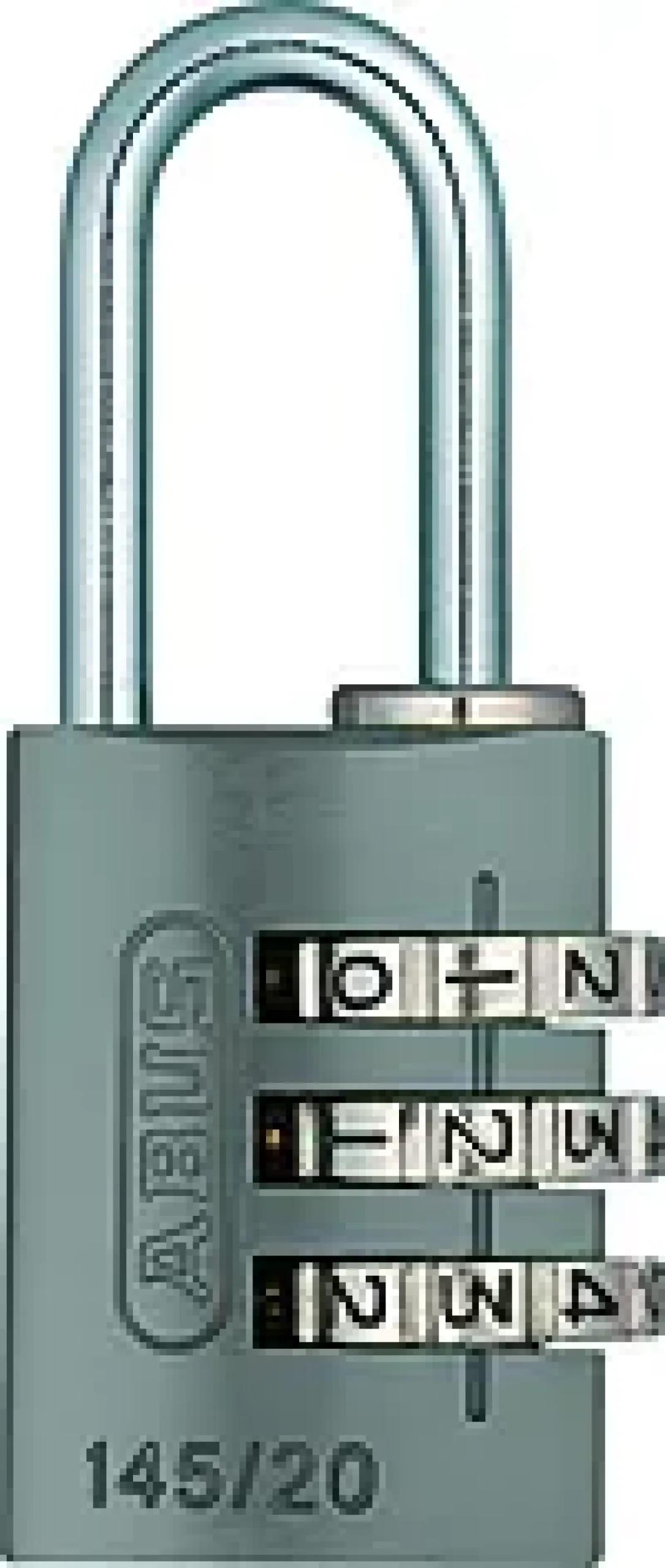 Hengelås 145/20 TITAN med 3-sifret kode