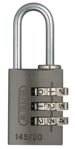 Hengelås 145/20 TITAN med 3-sifret kode
